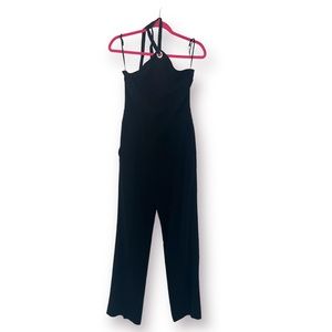 A.L.C. | Black Halter-Top Jumpsuit